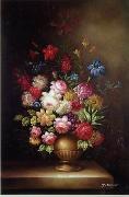 unknow artist Floral, beautiful classical still life of flowers.100 oil painting reproduction